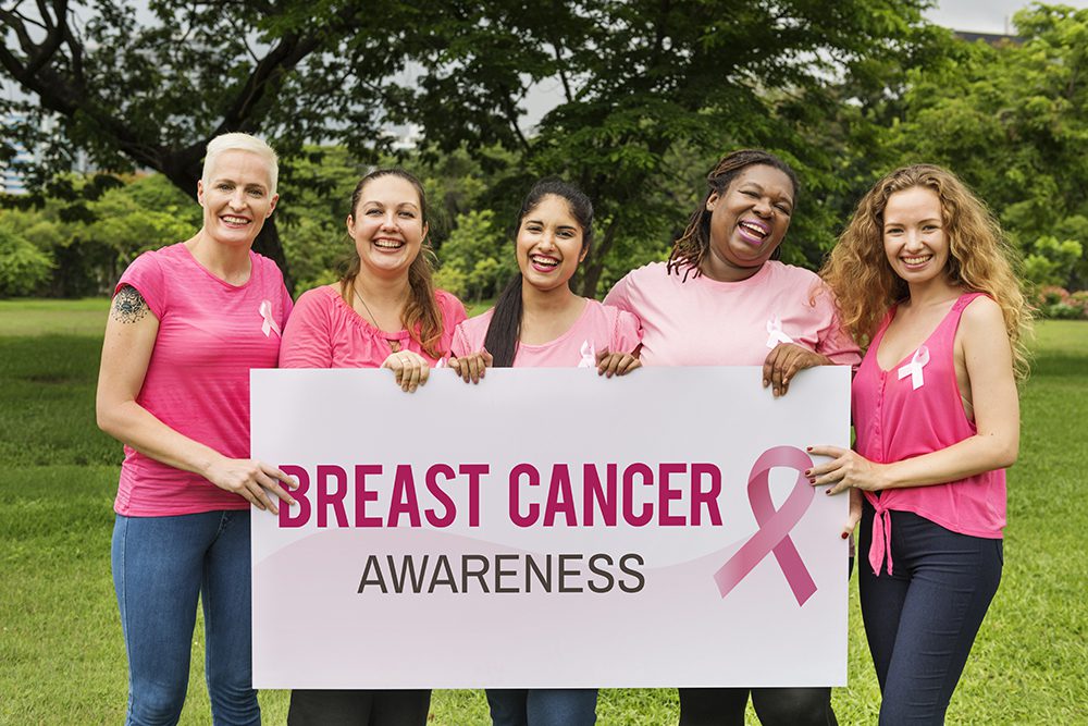 Women Breast Cancer Support Charity Concept