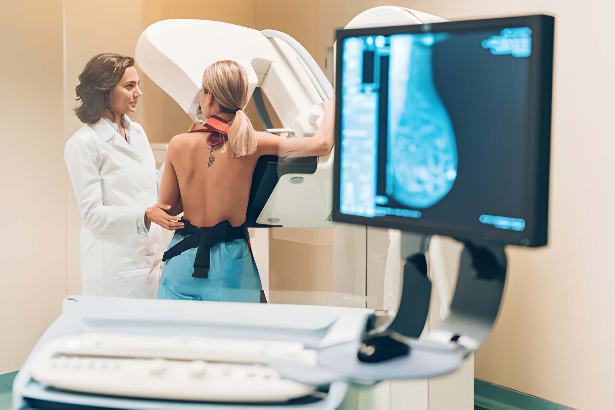 Mammography is a specialized breast imaging technique that uses low-dose X-rays to detect early signs of breast cancer.